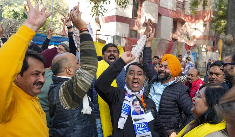 MCD elections: AAP races ahead of BJP; Congress a distant third