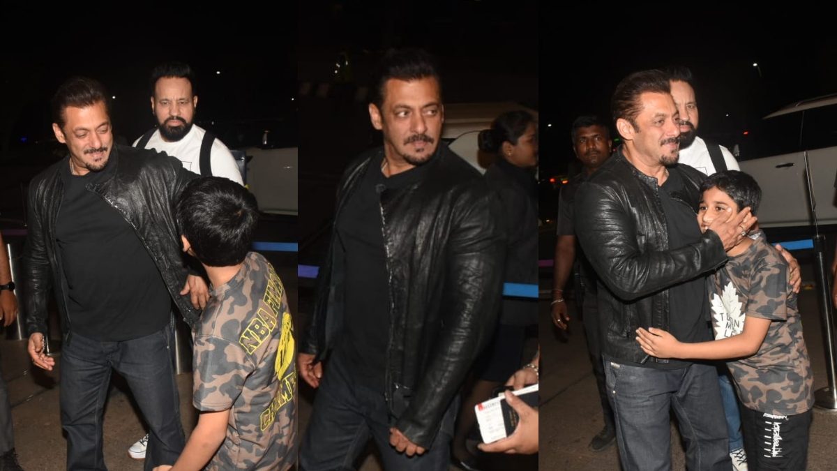 Salman Khan hugs a young fan at airport, fans call him â€˜most misunderstood superstarâ€™. Watch