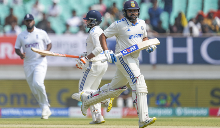 IND vs ENG Test: Rohit's unbeaten fifty carries India to 93/3 at lunch