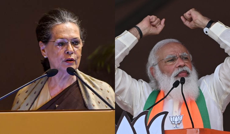 Nation sinking under weight of Modi govtâ€™s incompetence, says Sonia