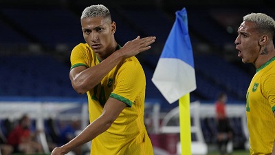 Olympics: Richarlison nets hat-trick for Brazil; Argentina stunned
