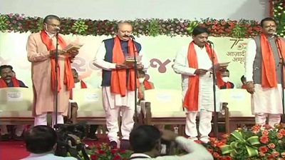 Gujarat: 24 ministers take oath, none from Rupani govt inducted
