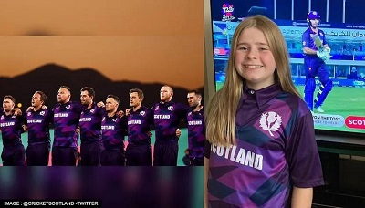 Meet Rebecca Downie, 12, who designed Scotlandâ€™s World T20 jersey