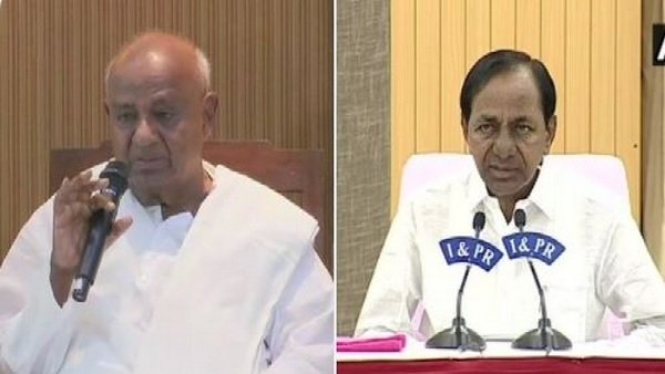 Deve Gowda speaks to KCR, extends support to form anti-BJP alliance