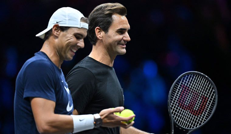 WATCH: Rafael Nadal left teary-eyed after Roger Federer's emotional final match