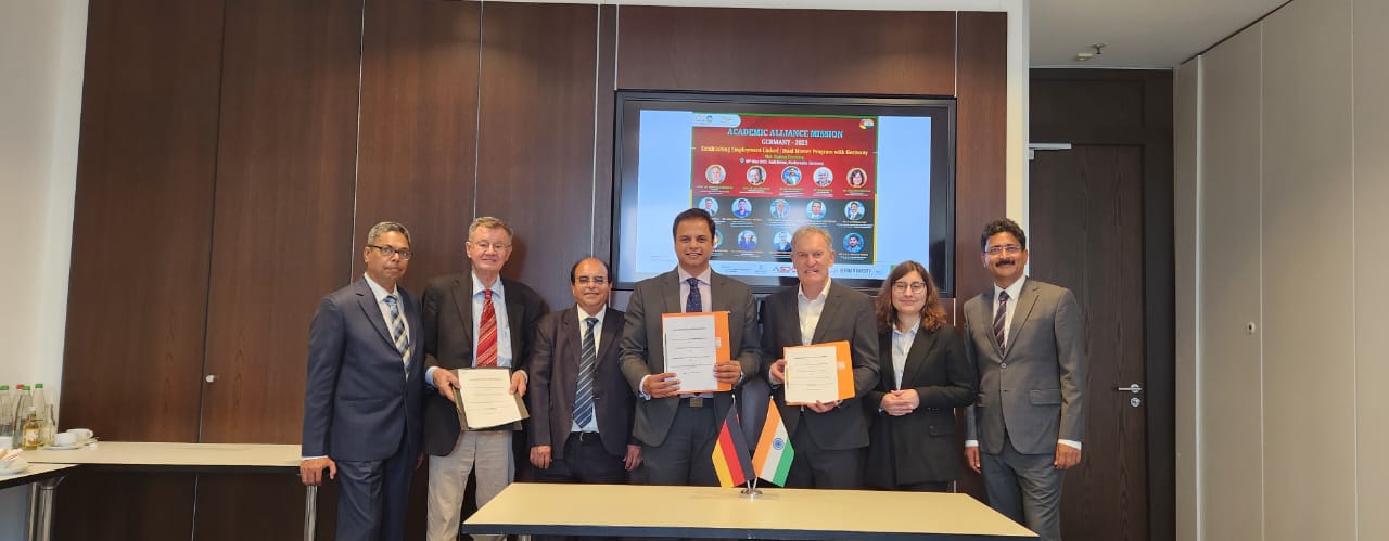 AISECT Group of Universities signed MoU with German Universities.