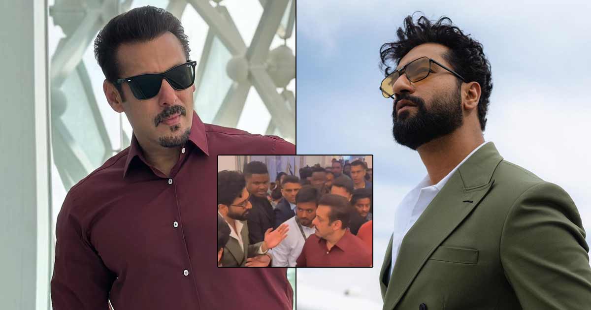 Viral: Salman Khan's Security Pushes Vicky Kaushal Out Of The Way At IIFA Press Conference