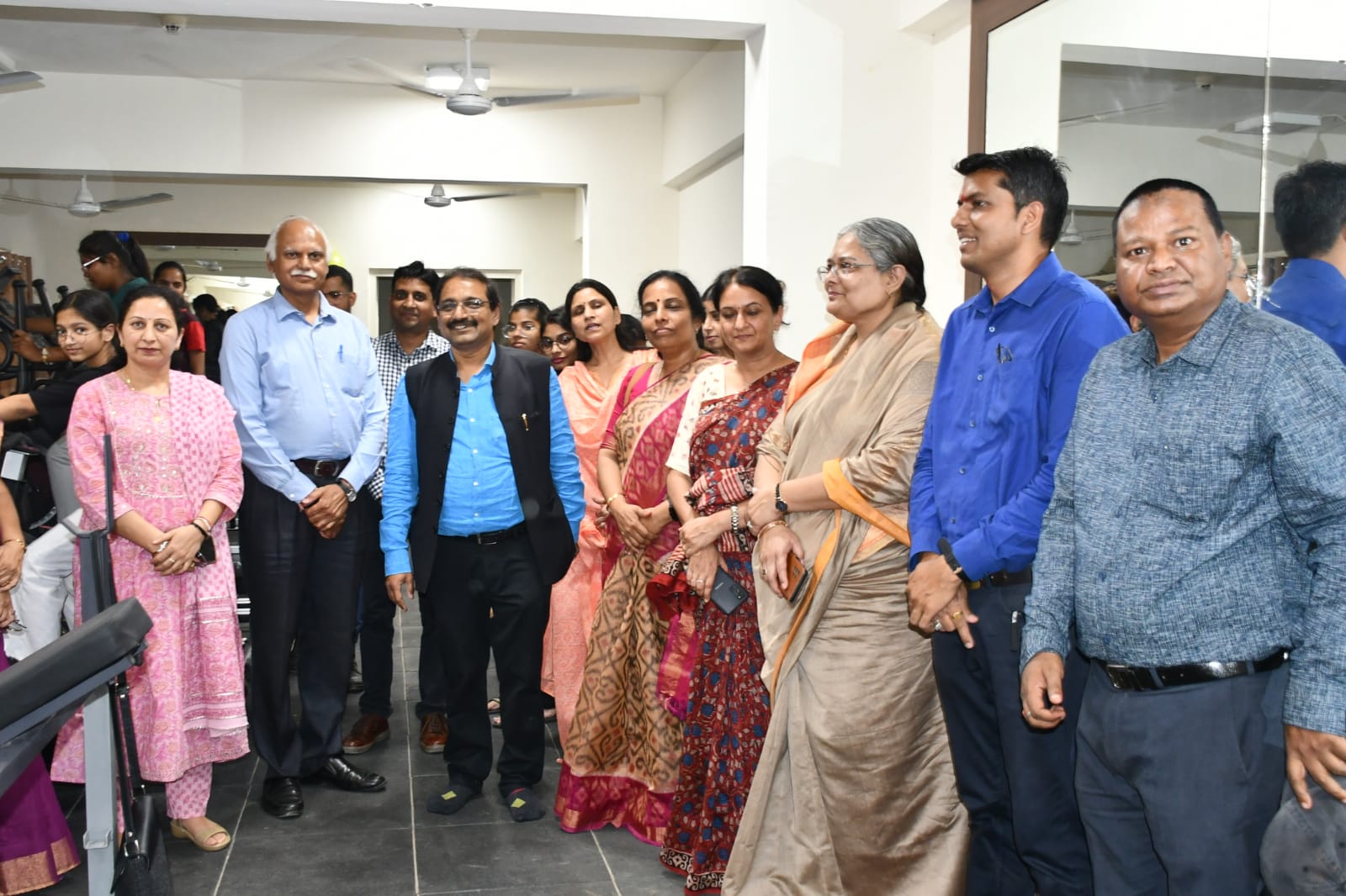 Vice Chancellor Prof. KG Suresh inaugurated the gym in the girls hostel.