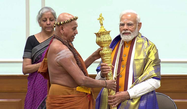 Kept on display as walking stick, 'Sengol' now getting its deserved place, says Modi
