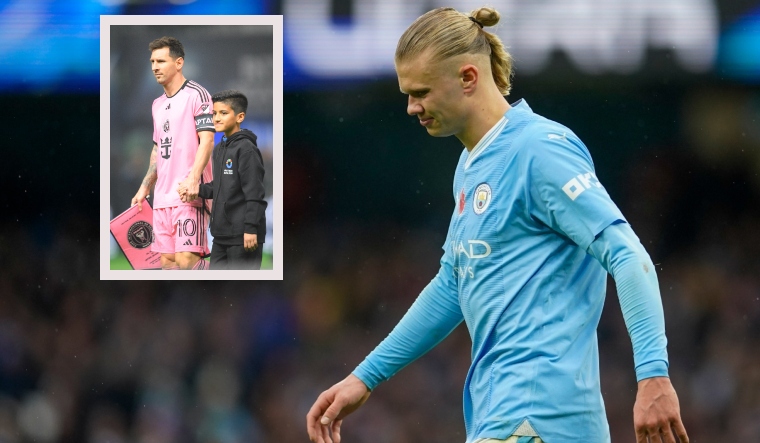 Man City's Erling Haaland considering Real Madrid transfer because of Lionel Messi: Report