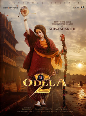 Striking first look of Tamannaah as Shiva Shakthi in Odela 2 unveiled
